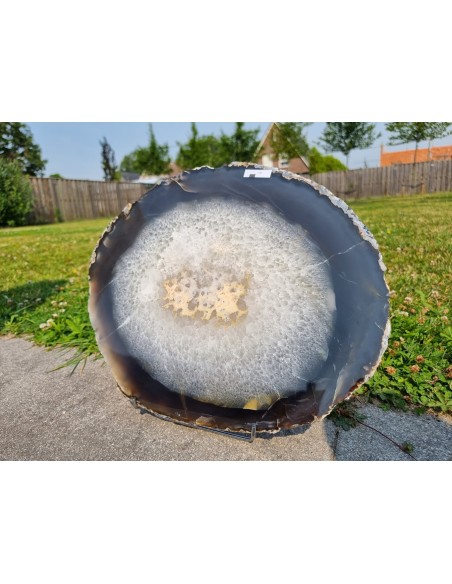 Ágata centro cristal Brasil 8,94 kg | Exclusiveminerals