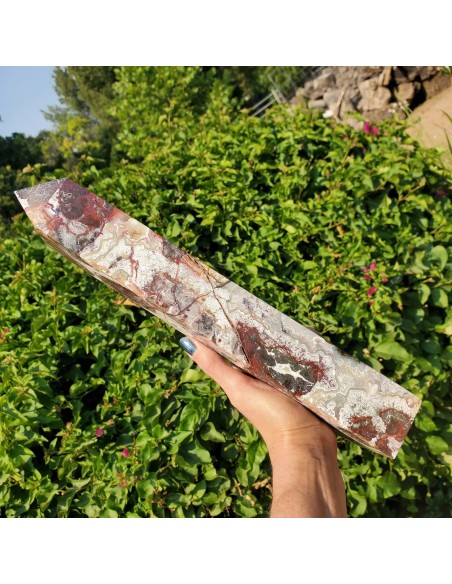 Torre ágata Crazy Lace roja 2,11 kg – Exclusiveminerals