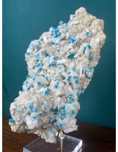 Cavansita y Estilbita XXL | Pune, India | Mineral Coleccionismo