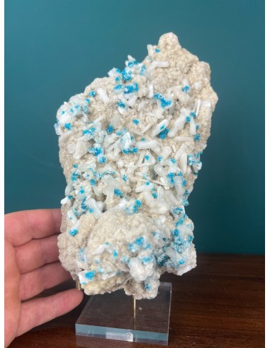 Cavansita y Estilbita XXL | Pune, India | Mineral Coleccionismo