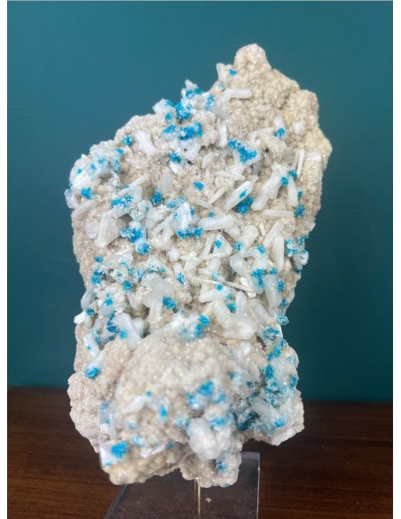 Cavansita y Estilbita XXL | Pune, India | Mineral Coleccionismo