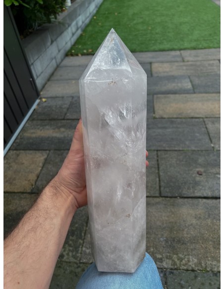 Obelisco Cristal de Roca AAA | 6,28 kg | Cuarzo Natural Brasil