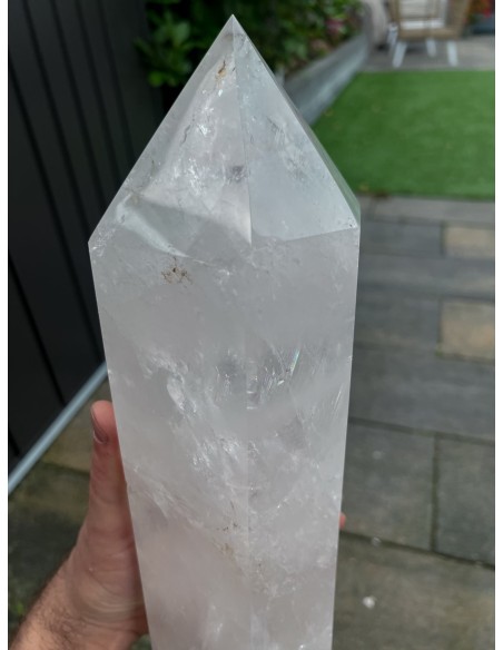 Obelisco Cristal de Roca AAA | 6,28 kg | Cuarzo Natural Brasil