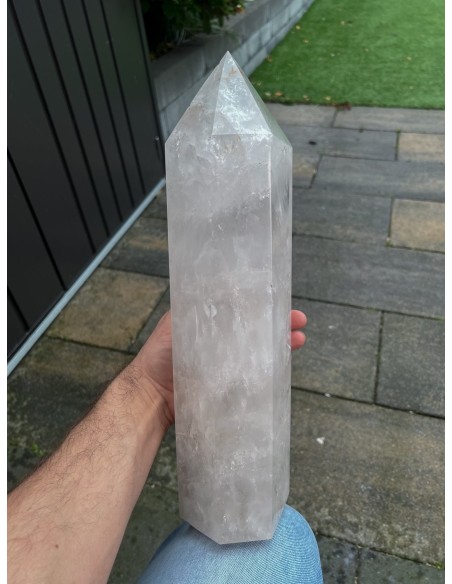 Obelisco Cristal de Roca AAA | 6,28 kg | Cuarzo Natural Brasil