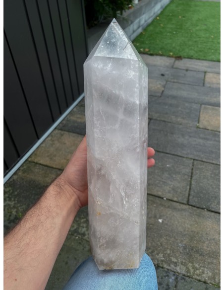 Obelisco Cristal de Roca AAA | 6,28 kg | Cuarzo Natural Brasil