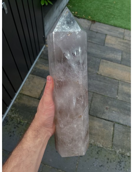 Obelisco Cristal de Roca AAA | 6,28 kg | Cuarzo Natural Brasil