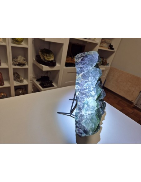 Fluorita verde cúbica 7,9 kg China – Exclusiveminerals
