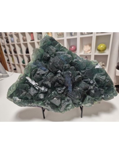 Fluorita verde cúbica 7,9 kg China – Exclusiveminerals