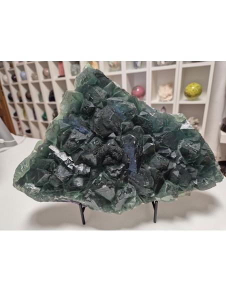 Fluorita verde cúbica 7,9 kg China – Exclusiveminerals