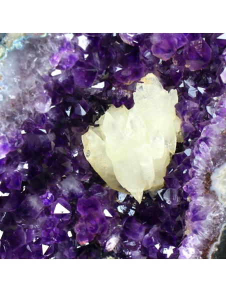 Geoda amatista 96 cm calcita | Exclusiveminerals